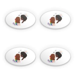 Sticker Set oval