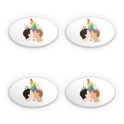 Sticker Set oval