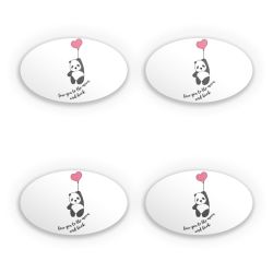 Sticker Set oval