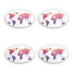 Sticker Set oval