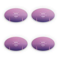 Sticker Set oval