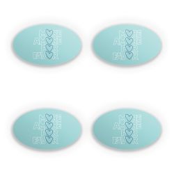 Sticker Set oval