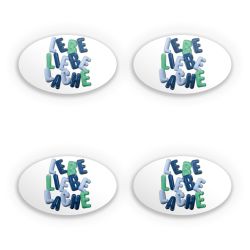 Sticker Set oval