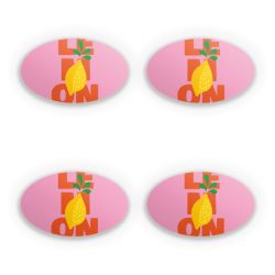 Sticker Set oval
