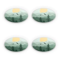 Sticker Set oval