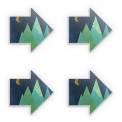 Stickerset arrow