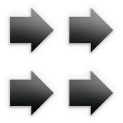 Sticker Pfeil Stickerset