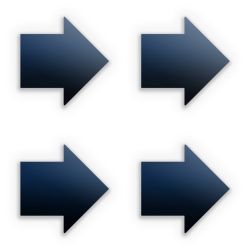 Sticker Pfeil Stickerset