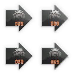 Sticker Pfeil Stickerset