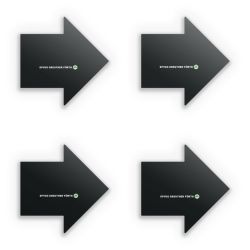 Sticker Pfeil Stickerset