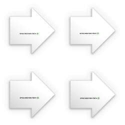 Sticker Pfeil Stickerset