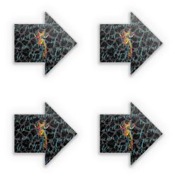Stickerset arrow