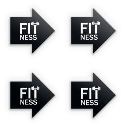 Stickerset arrow