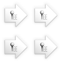 Stickerset arrow