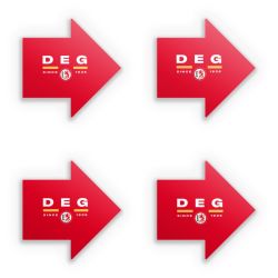 Sticker Pfeil Stickerset