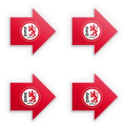 Sticker Pfeil Stickerset