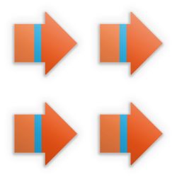 Sticker Pfeil Stickerset