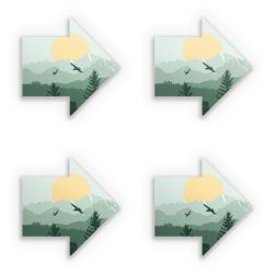Stickerset arrow