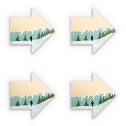 Stickerset arrow