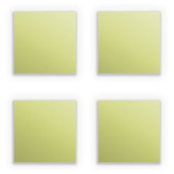 Sticker Quadrat Stickerset