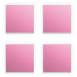 Sticker Quadrat Stickerset