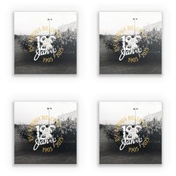 Sticker Quadrat Stickerset