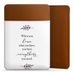 Tablet Sleeve caramel