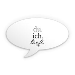 Sticker Sprechblase Einzelsticker