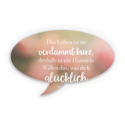 Sticker Sprechblase Einzelsticker