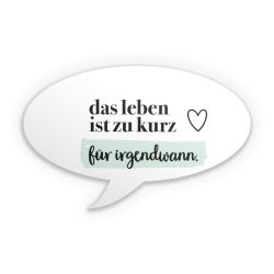 Sticker Sprechblase Einzelsticker