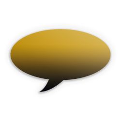 Sticker Sprechblase Einzelsticker