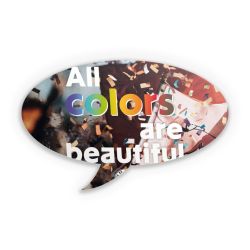 Sticker Sprechblase Einzelsticker