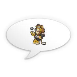 Sticker Sprechblase Einzelsticker