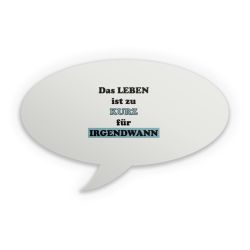 Sticker Sprechblase Einzelsticker