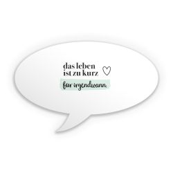 Sticker Sprechblase Einzelsticker