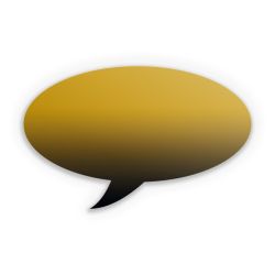 Sticker Sprechblase Einzelsticker