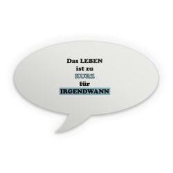 Sticker Sprechblase Einzelsticker