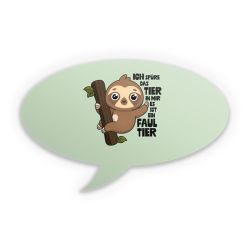 Sticker Sprechblase Einzelsticker