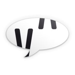 Sticker Sprechblase Einzelsticker