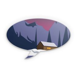 Sticker Sprechblase Einzelsticker