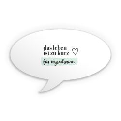 Sticker Sprechblase Einzelsticker