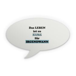 Sticker Sprechblase Einzelsticker