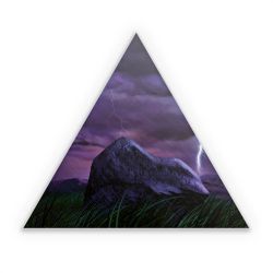 Sticker triangle