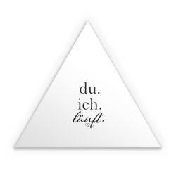 Sticker Dreieck Einzelsticker