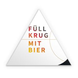 Sticker Dreieck Einzelsticker