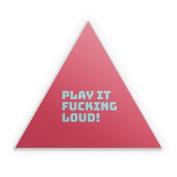 Sticker triangle