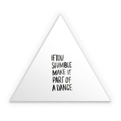 Sticker triangle