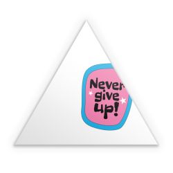 Sticker triangle