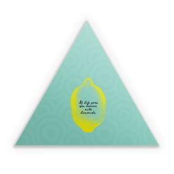 Sticker triangle