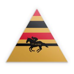 Sticker triangle